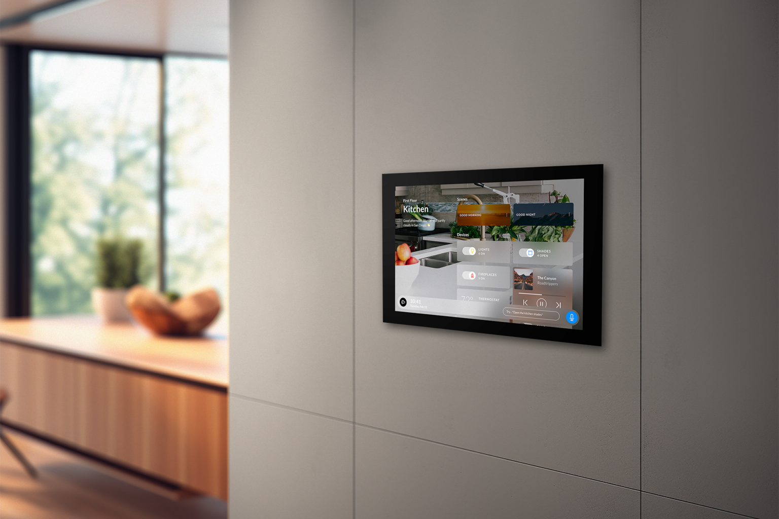 Josh.ai touchscreen